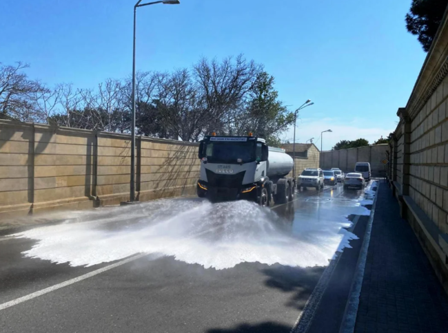 Bakıda yaz mövsümü ilə əlaqədar genişmiqyaslı daxili iməcilik keçirilib - FOTO