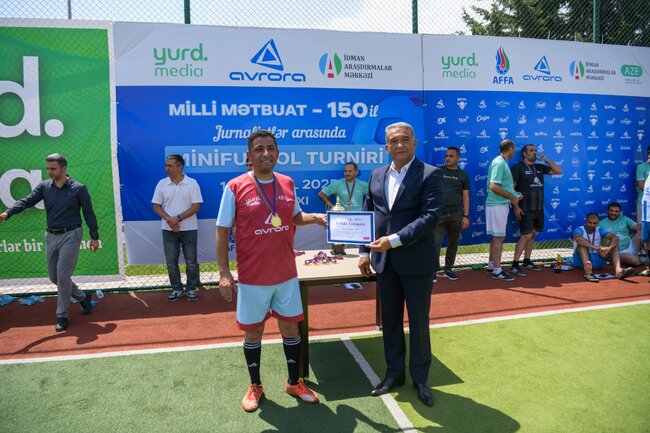 Şamaxıda "Milli Mətbuat – 150" minifutbol turnirinin qalibi müəyyənləşib