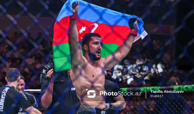 "UFC Fight Night Baku": Fərman Həsənov amerikalı rəqibini məğlub etdi