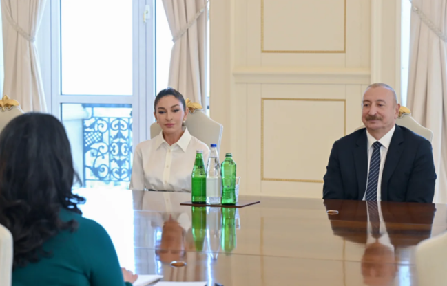 Prezident İlham Əliyev Vyetnamın vitse-prezidenti ilə görüşüb - Foto