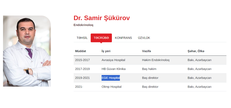 "Olimp-Hospital"ın baş direktoru cərimələnir - Lisenziyadan kənar tibb fəaliyyət aşkarlanıb