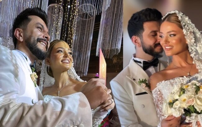 Mələkxanım Eyubovanın qızının toyundan - Video