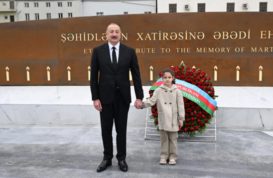 Prezidentin əlindən tutan yeddiyaşlı qızcığaz - Kimdir o?