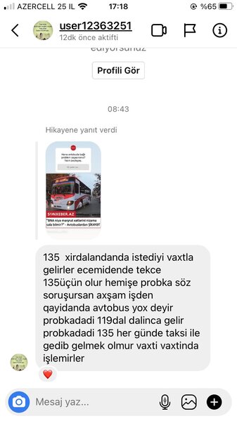 Əhali hansı avtobuslardan şikayətçidir? - SORĞU