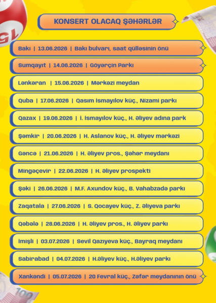 "Azərlotereya" ilə möhtəşəm əyləncə geri qayıdır!