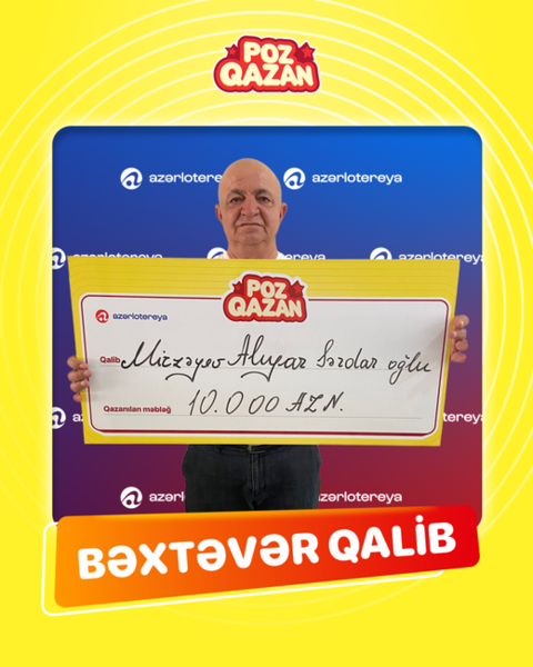 "Poz-Qazan"da iyunda 33 böyük uduş qazanılıb