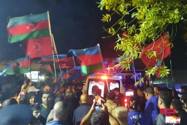 Şəhid leytenantımız dəfn edildi - FOTOLAR