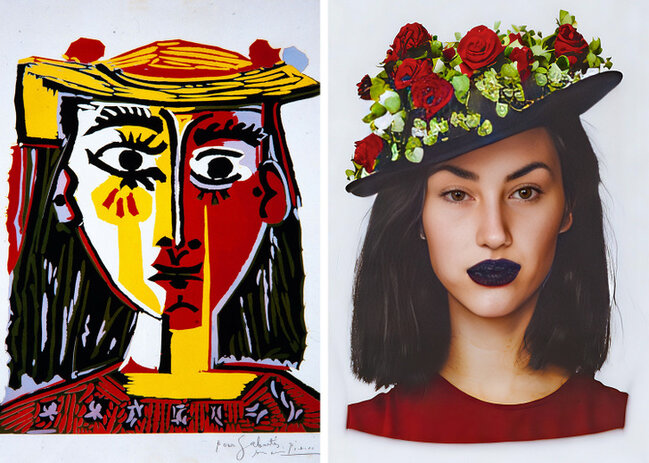 Müasir insanların şəklini Pikasso çəksəydi... - FOTOLAR