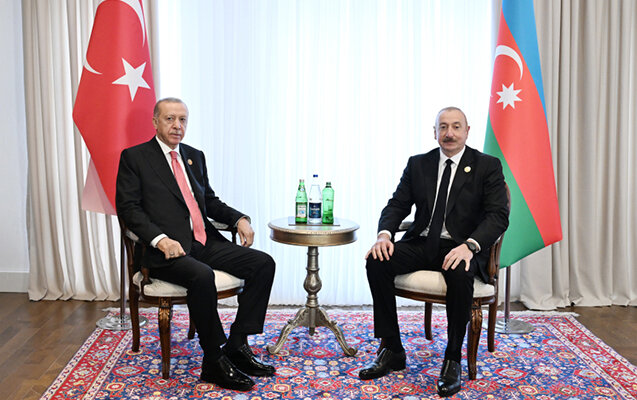 Prezident Xankəndidə Ərdoğanla görüşdü