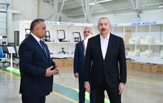 İlham Əliyev Xocalıdadır - Fotolar