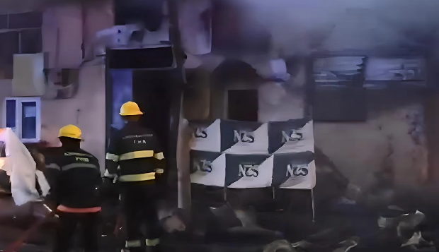 Bakıda məşhur bazarda GÜCLÜ YANĞIN - VİDEO