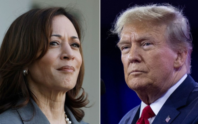 Sorğu: Tramp dəstək səviyyəsinə görə Harrisdən irəlidədir