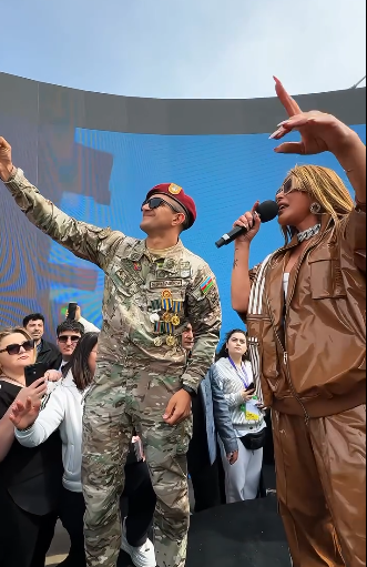 "Bakı marafonu"na Aygün Kazımova start verdi - FOTOLAR