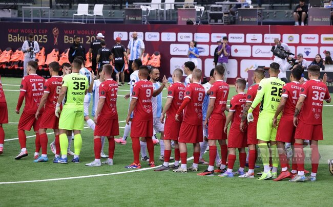 Minifutbol-2025: Çexiya Bakıda Argentinaya qalib gəldi