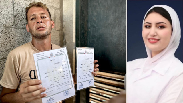 Ürəkağrıdan GÖRÜNTÜLƏR: Ata 4 gün əvvəl doğulan əkizləri əvəzinə, onların sənədlərini QUCAQLAYIR - FOTO+VİDEO