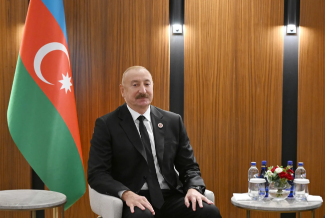 İlham Əliyevin Bişkekdə Rəcəb Tayyib Ərdoğanla görüşü olub - FOTO - VİDEO