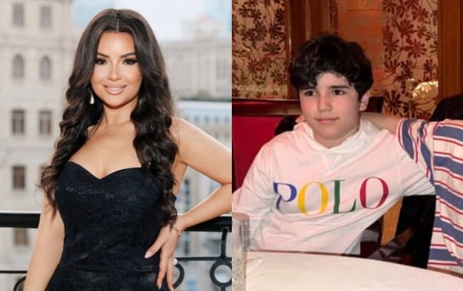 Aysel Teymurzadənin oğlu ilk dəfə - Foto