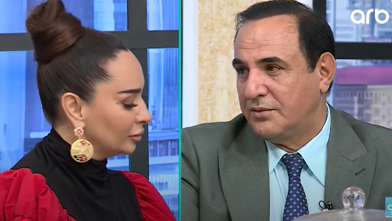 Canlı efirdə gərgin anlar: Arzu Qarabağlı ilə Manaf Ağayev üz-üzə gəldi (VİDEO)