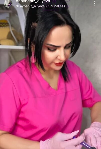 Aybəniz Əliyeva özünü "doktor" kimi təqdim edərək inyeksiya edir? Hicama kursuna görə sertifikat verir? -Fotofakt