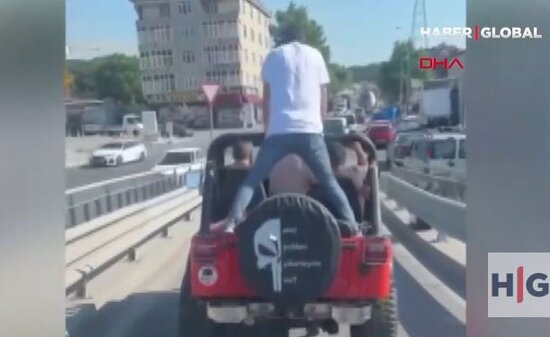 Cipdə ayaqüstə yol getdi - VİDEO