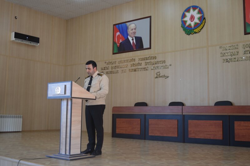 Hərbi Prokurorluq Daxili Qoşunlarla birgə Ulu Öndərin 100 illik yubileyi münasibətilə tədbir keçirib