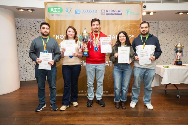 "Nə? Harada? Nə zaman?" oyunu üzrə VIII Azərbaycan Çempionatı keçirilib