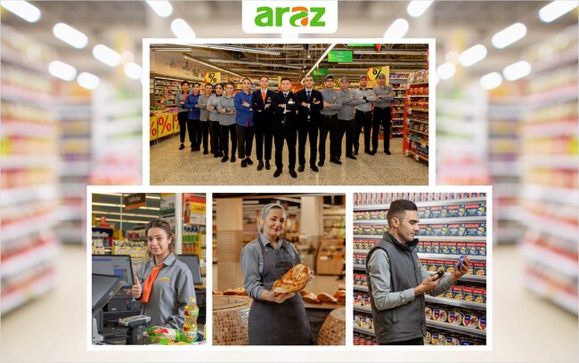 "Araz" supermarketlər şəbəkəsi gənclər üçün yeni iş imkanları yaradır