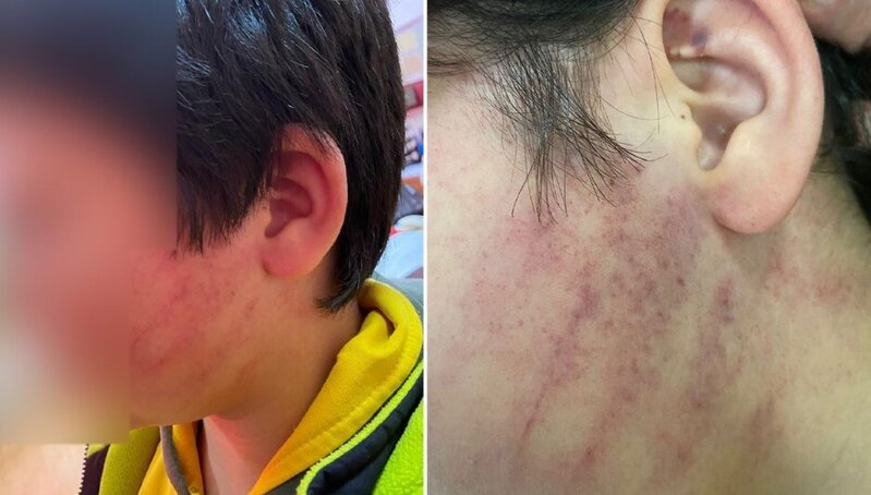 Məktəbdə şok hadisə: 8 yaşlı uşaqları valideynlər döydü - VİDEO