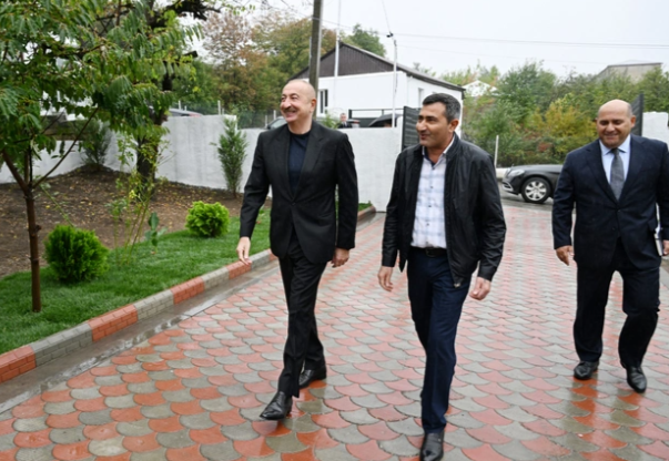 Prezident İlham Əliyev Xocavənd rayonunun Hadrut qəsəbəsində olub