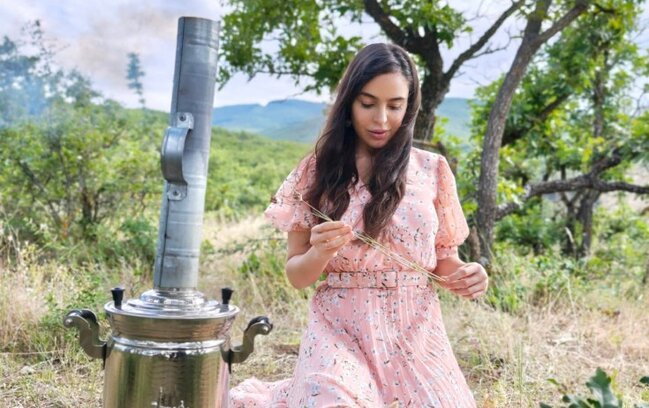 Leyla Əliyeva Xızıda - Fotolar