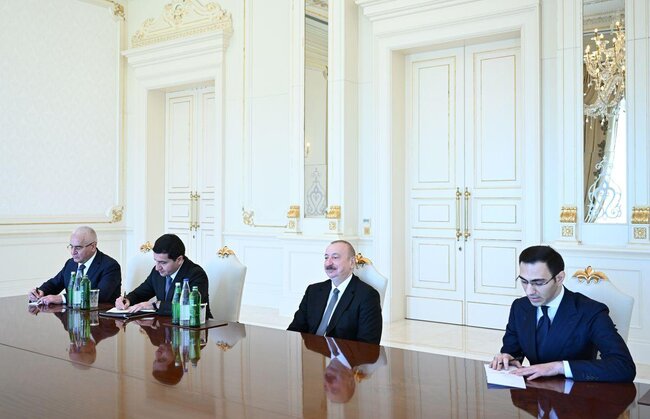 Prezident İlham Əliyev Misir Senatının sədrini qəbul edib - YENİLƏNİB