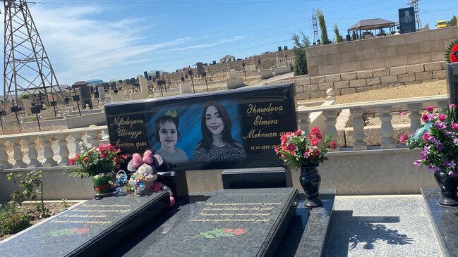 Əhmədin xüsusi amansızlıqla qətlə yetirdiyi ailə üzvlərinin məzarları - VİDEO, FOTOLAR