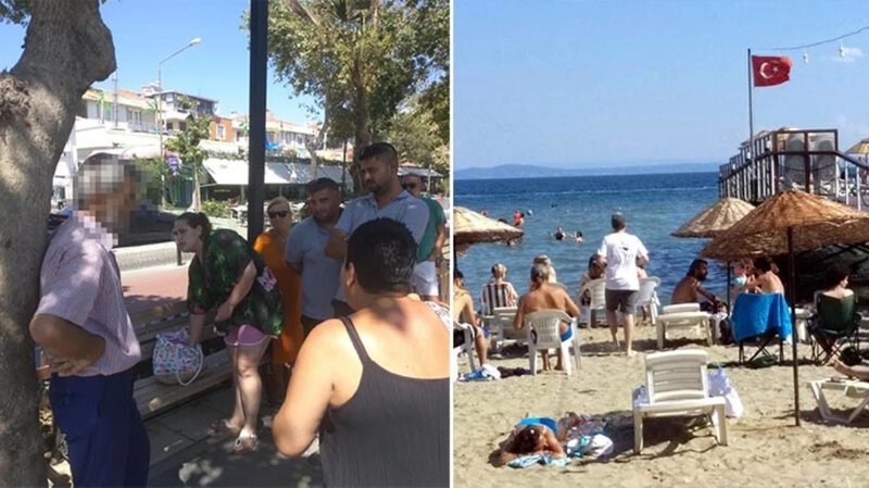 9 uşaq atası olan kişinin hərəkətinə BAXIN: Çimərlikdə olan qadınların fotolarını ÇƏKİR - VİDEO