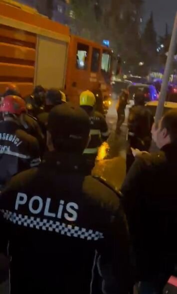 DİN: "Binəqədi rayonunda baş verən yanğında bir polis əməkdaşı xəsarət alıb" - YENİLƏNİB + FOTO
