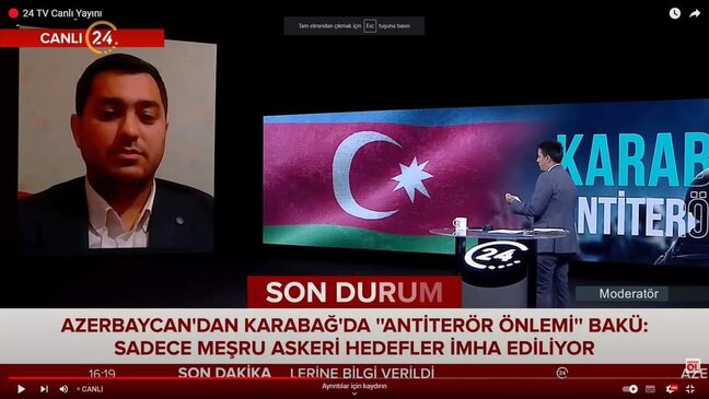Fərid Şahbazlı Azərbaycanın antiterror tədbirləri haqqında Türkiyə mediasına geniş məlumat verib - FOTOLAR