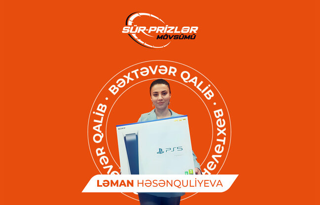 "Misli" "SÜR-PRİZLƏR Mövsümü"ndə hədiyyə yağışı davam edir