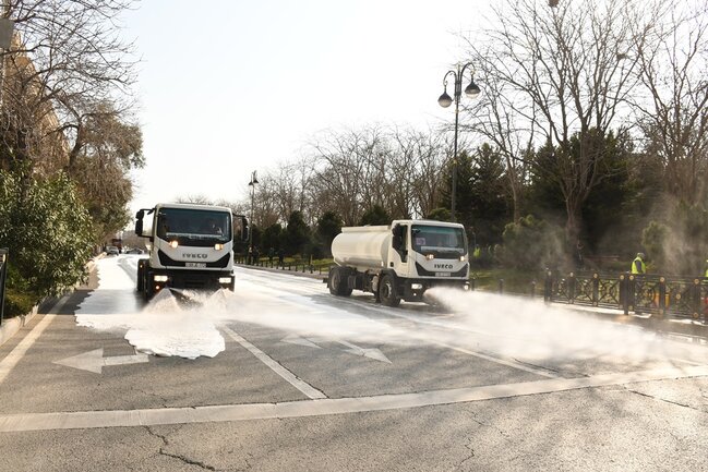 Bu günkü iməclikdə Bakının 537 küçəsi yuyuldu