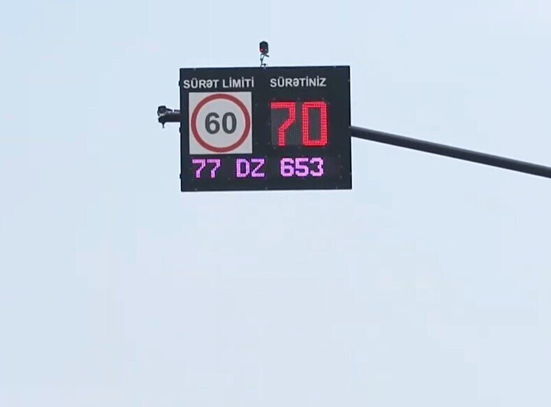 Yeni monitorlar cərimə yazmır, sürücünü məlumatlandırır - DİN