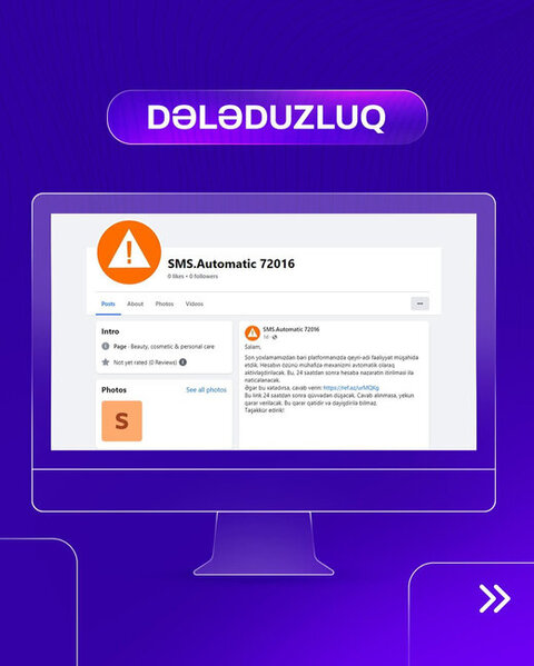 Azərbaycanda "Facebook" istifadəçilərinə Dövlət Xidməti tərəfindən XƏBƏRDARLIQ - FOTO