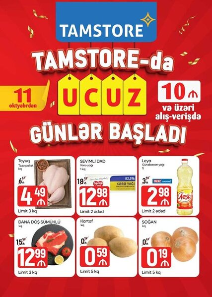 Tamstore bu məhsulların qiymətində ciddi dəyişiklik edib - Siyahı