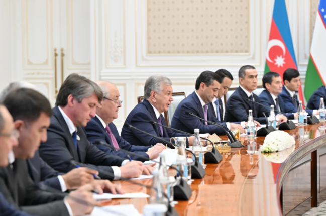 Azərbaycan və Özbəkistan Ali Dövlətlərarası Şuranın 3-cü iclası keçirilib - FOTO+YENİLƏNİB