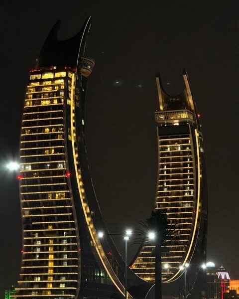 Safurə həyat yoldaşı ilə Dohada - Video+Fotolar