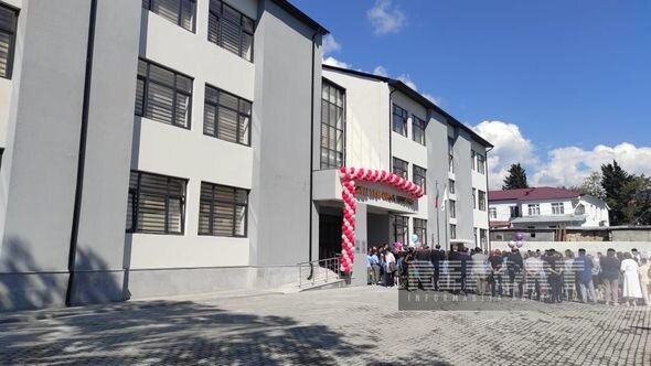Heydər Əliyev Fondunun Qaxda inşa etdiyi məktəb istifadəyə verilib - FOTO
