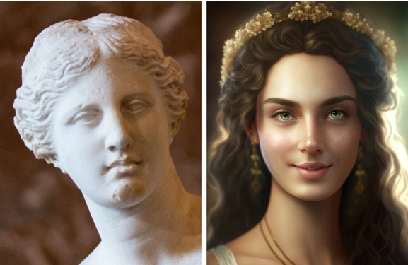 Qədim heykəllər, yeni görünüşdə