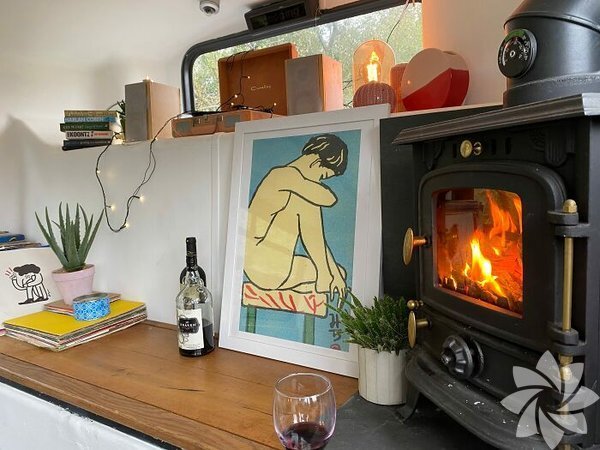 Avtobusu evə çevirdilər: İçində hətta kamin və hamamı da var - FOTOLAR