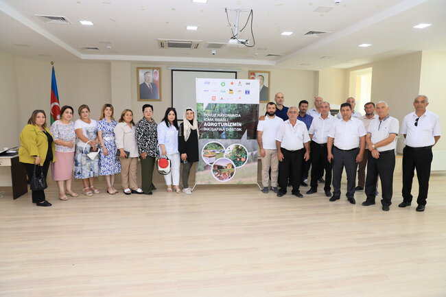 Tovuz rayonuda "Aqroturizm və qonaqlama xidmətinin təşkili" mövzusunda təlim keçirilib