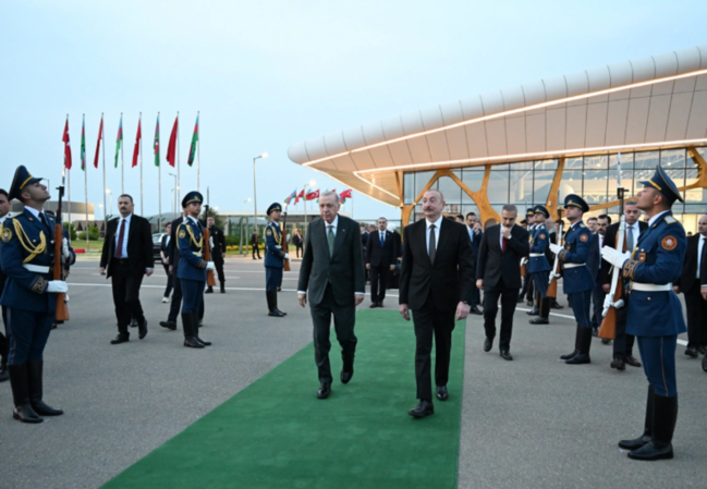 Türkiyə Prezidenti Rəcəb Tayyib Ərdoğanın Azərbaycana səfəri başa çatıb