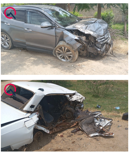 Qəzada həlak olan baba və nəvəsinin - Fotosu