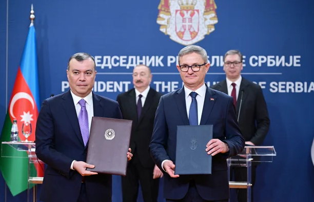 Azərbaycan-Serbiya sənədləri mübadilə olunub - VİDEO