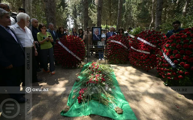 Xalq şairi Nəriman Həsənzadə son mənzilə yola salındı -YENİLƏNİB+FOTO